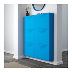 Les rangements Trones d'Ikea par 6 en version bleue - Photo ikea.com