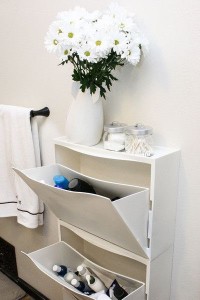 Rangement Trones Ikea version salle de bain - Photo Pinterest