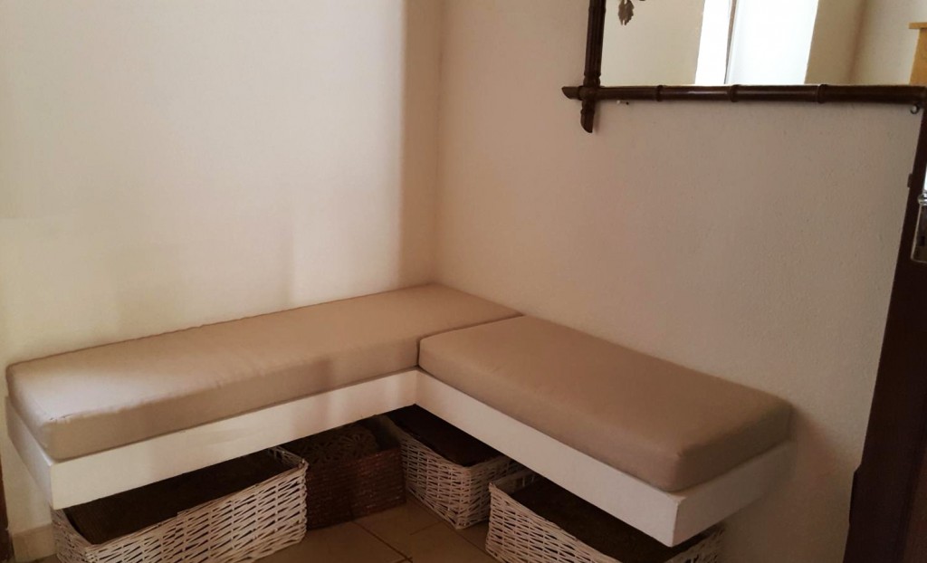 Coussin pour banquette béton sur mesure