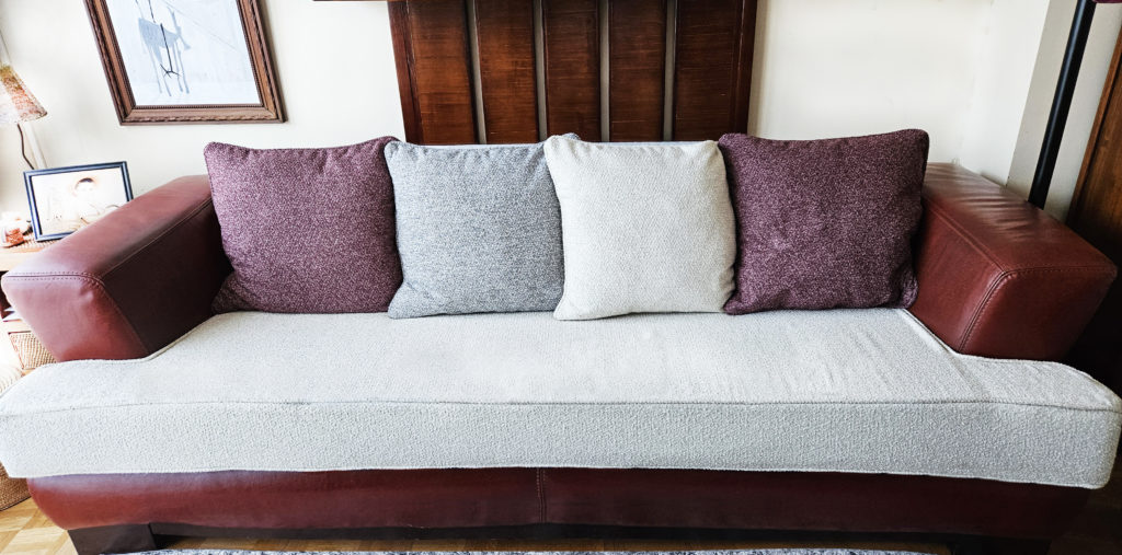 Coussin canapé sur mesure