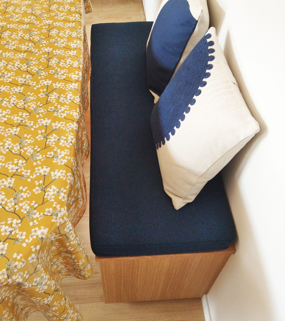 Coussin sur mesure pour salle à manger