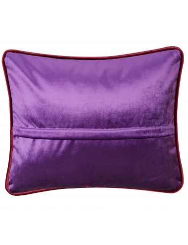 Coussin velours violet