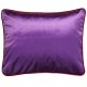 Coussin en velours violet