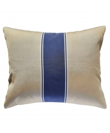 Le Touquet - Coussin extérieur bleu et beige Le Touquet - Coussin extérieur bleu et beige