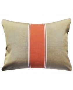 Berck - Coussin extérieur beige et orange