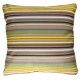 Bosa - Coussin extérieur 50x50 à rayures jaunes et vertes