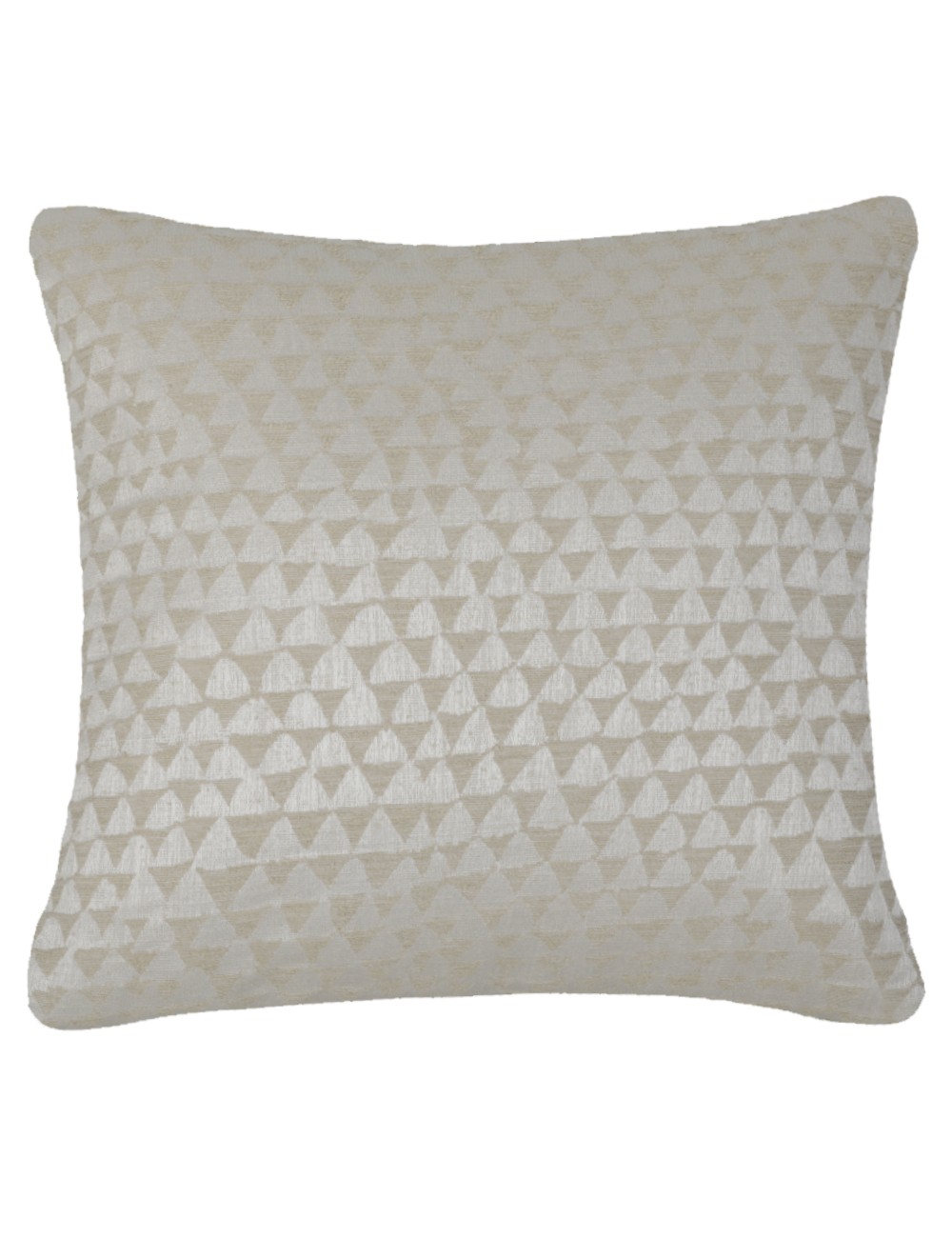 Coussin laine bouclette blanc cassé 50x40