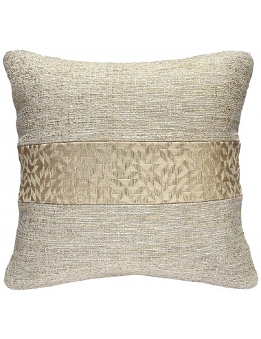 Coussin beige et blanc casse haut de gamme