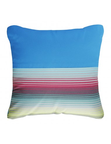 Coussin extérieur imperméable 40x40 bleu turquoise