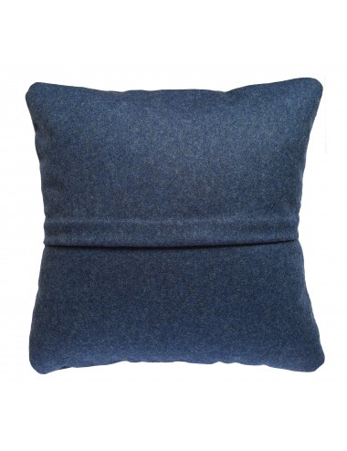 Coussin bleu marine en laine