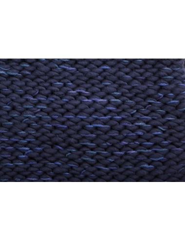 Coussin laine bleu marine 40x30