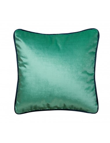 Coussin vert en velours 40x40