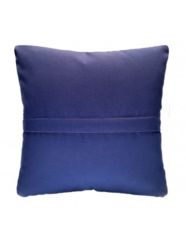 ANONER Ensemble de coussins de rechange pour meubles de patio d'extérieur –  61 x 61 cm – Housse réversible – Bleu marine