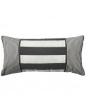 Coussin extérieur gris rectangulaire 60x30