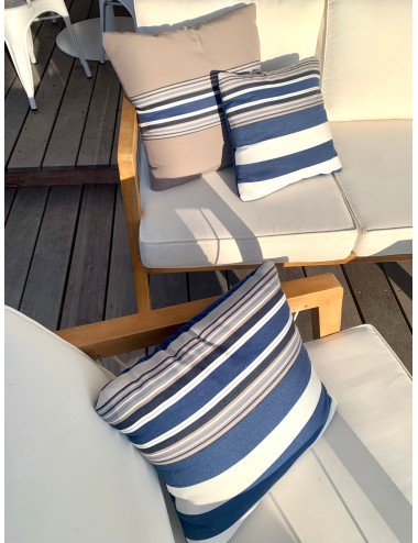 Coussin extérieur bleu marine 40x40