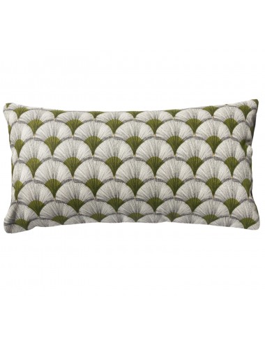 Coussin vert rectangulaire 60x30