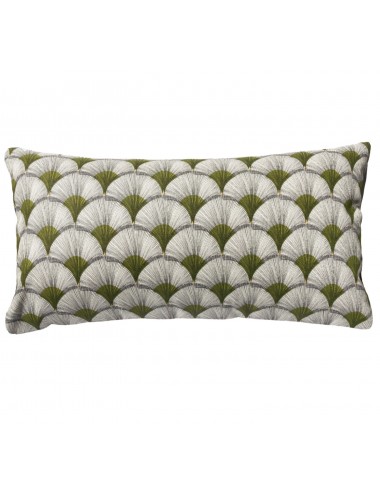 Coussin vert rectangulaire 60x30