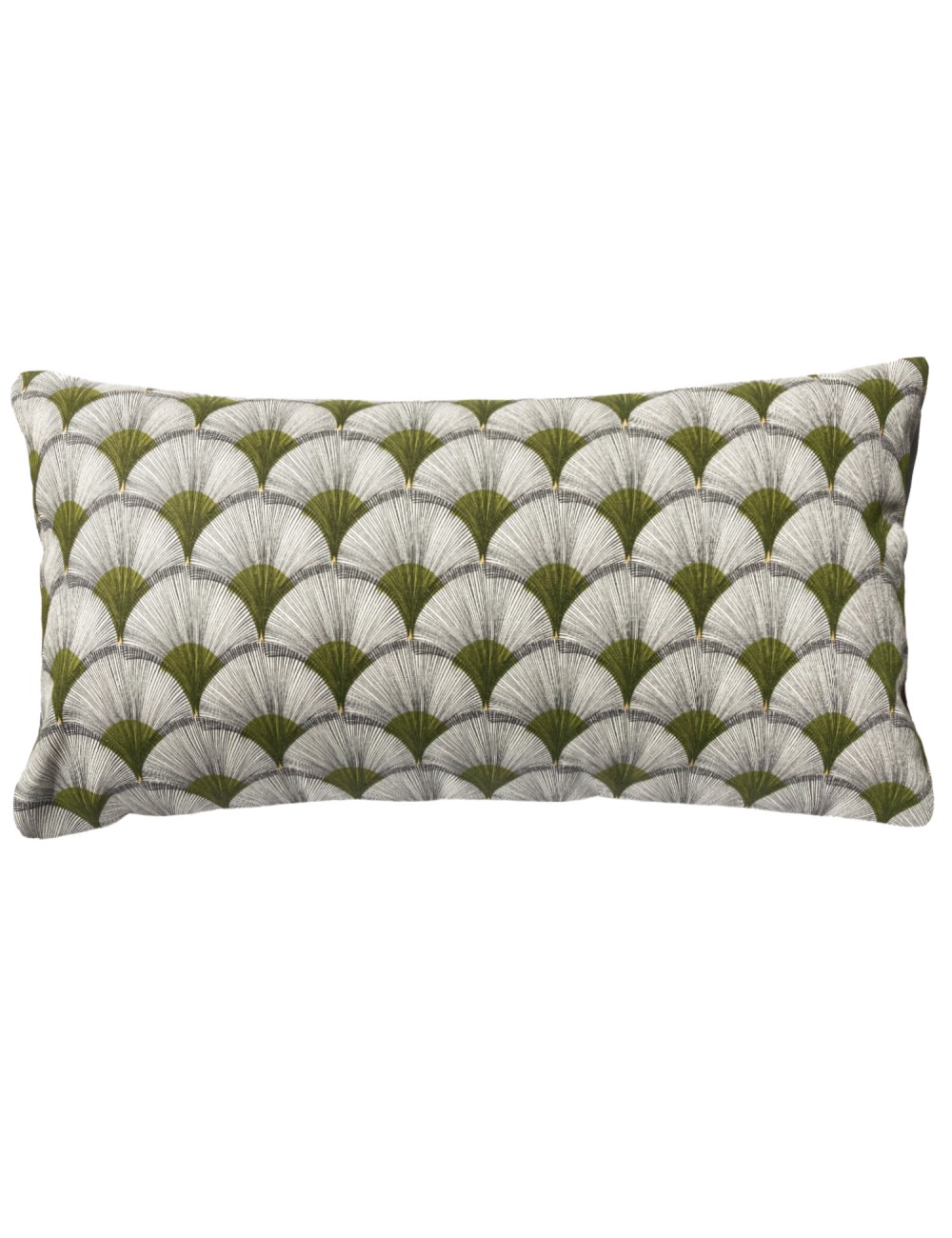 Coussin vert rectangulaire 60x30