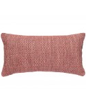 Coussin long rectangulaire rouge 60x30