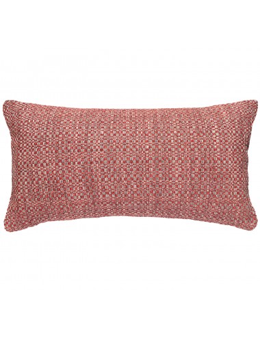 Coussin long rectangulaire rouge 60x30