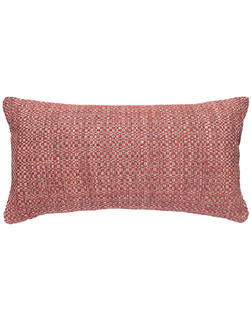 Coussin long rectangulaire rouge 60x30