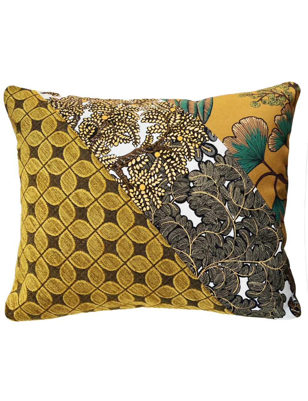 Coussin jaune moutarde rectangulaire 50x40 Coussin jaune moutarde rectangulaire 50x40
