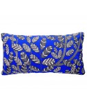 Coussin rectangulaire imprimé bleu Klein 60x30