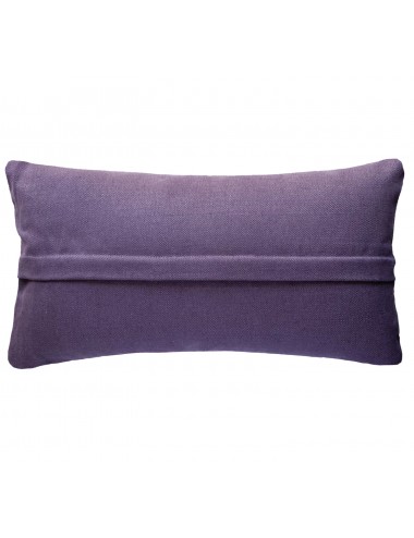 Coussin rectangulaire rose et violet 60x30