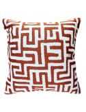 Gros coussin terracotta 50x50