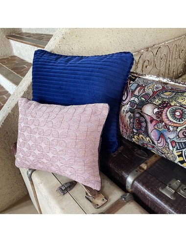 Coussin rose rectangulaire 40x30