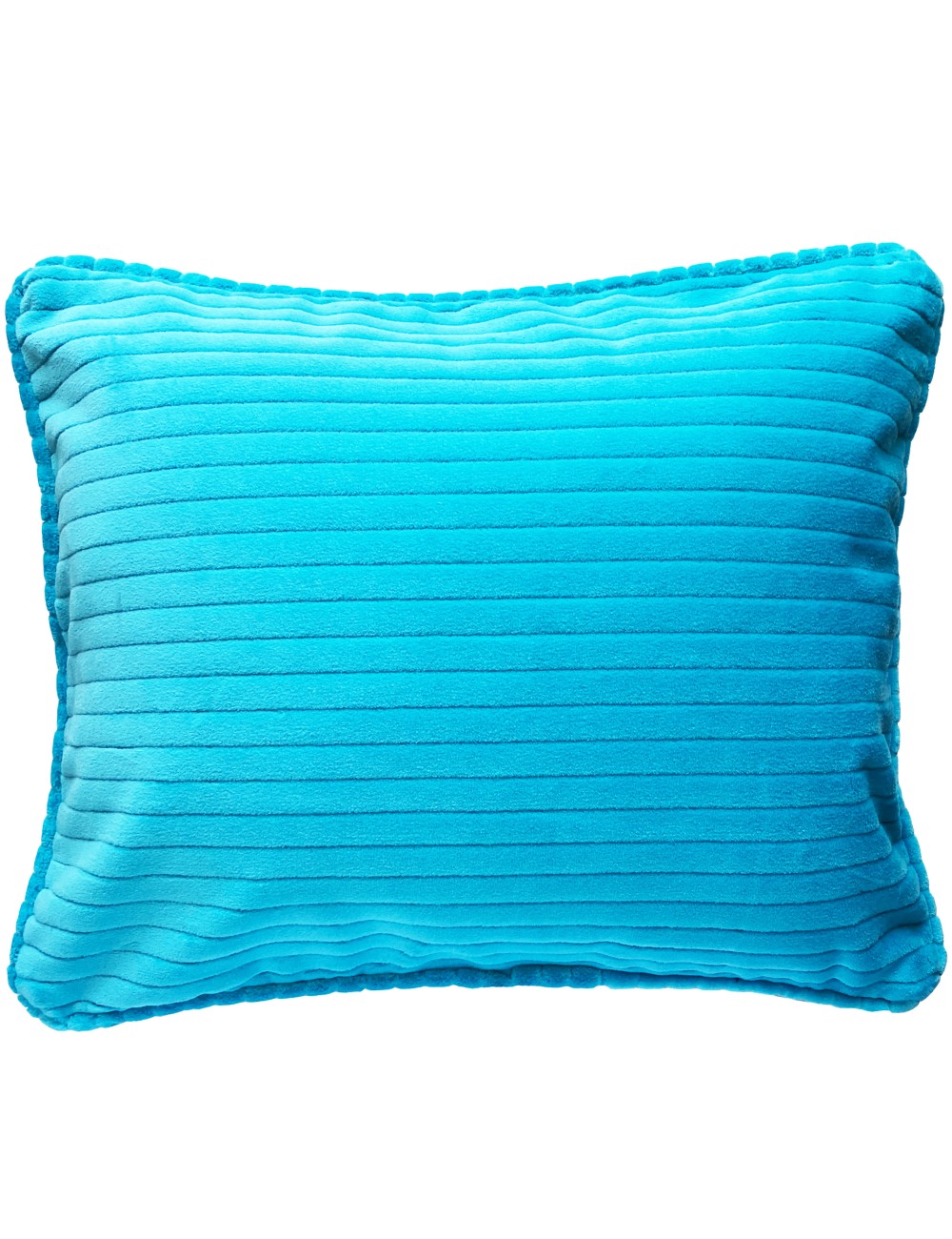 Coussin De Siège Rond 40 Cm - Velours Côtelé, Rembourrage Coton/mousse, Antidérapant, Lavable, Gris