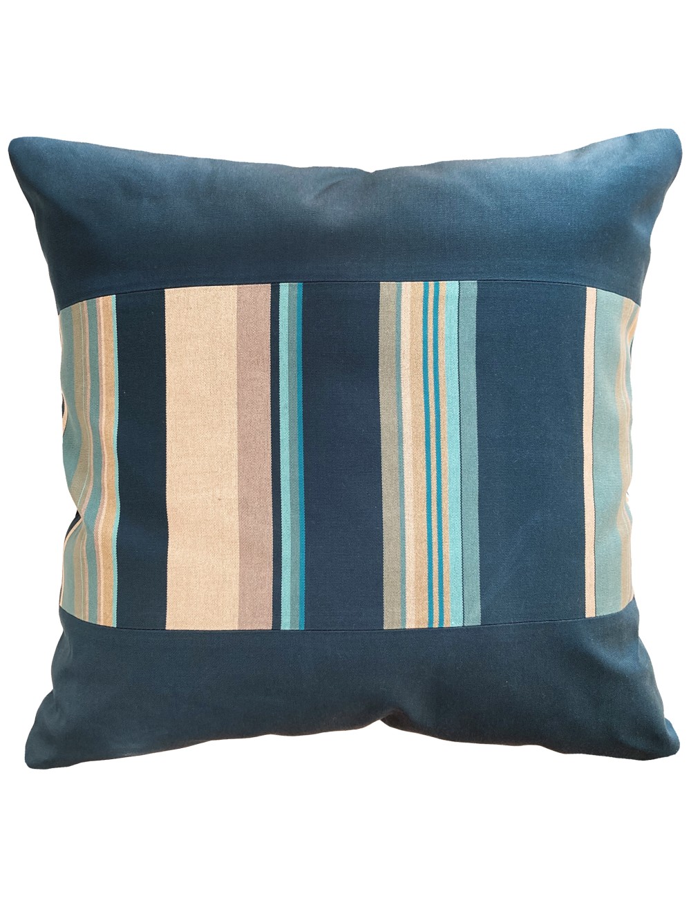 Coussin extérieur bleu canard 50x50 cm Coussin extérieur bleu canard 50x50 cm