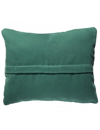 Coussin vert et bleu original 50x40