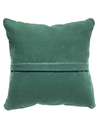 Coussin vert à motifs 40x40