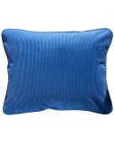 Coussin en velours côtelé bleu cobalt 50x40 – Maison du Coussin