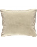 Coussin en velours côtelé écru 50x40 – Maison du Coussin