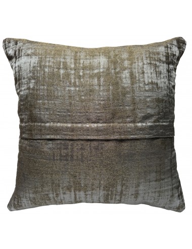 Coussin luxe gris anthracite 40x40 cm