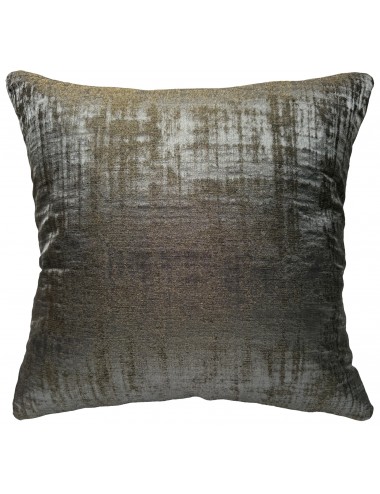 Coussin luxe gris anthracite 40x40 cm