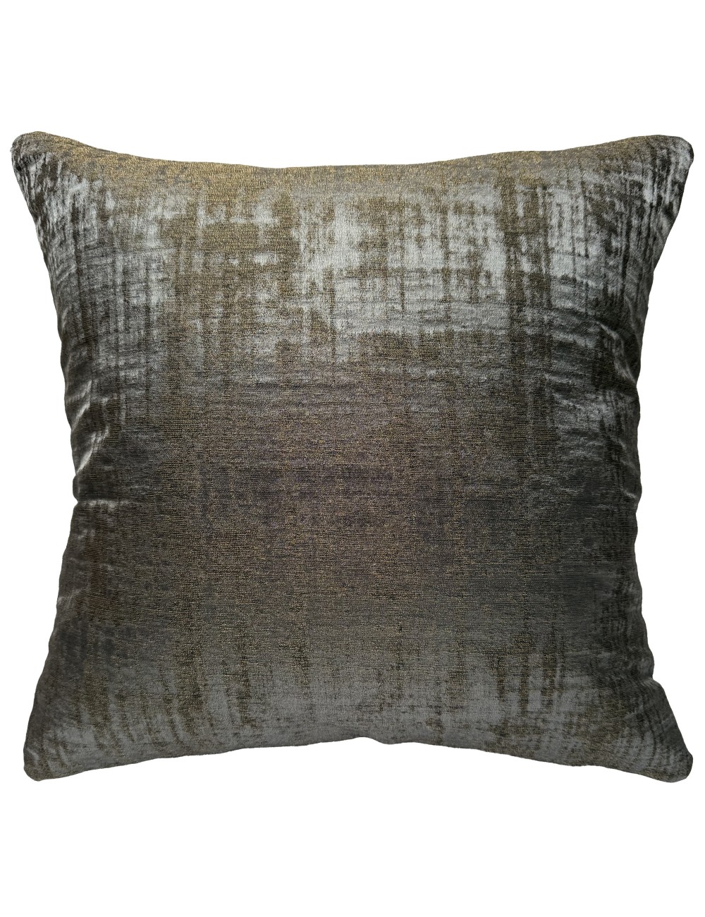 Coussin luxe gris anthracite 40x40 cm