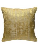 Coussin doré vieilli 40x40 cm