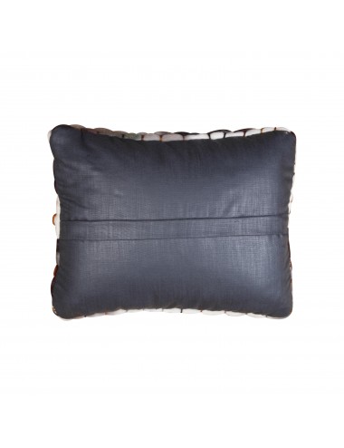 Coussin grosse laine noir et blanc