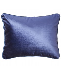 Coussin Velours bleu marine