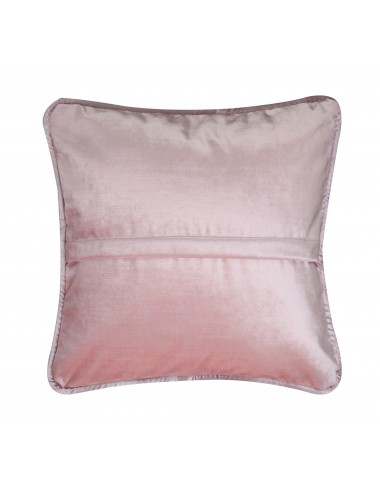 Coussin velours rose