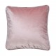 Coussin en velours rose