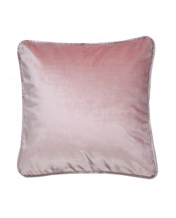 Coussin en velours rose