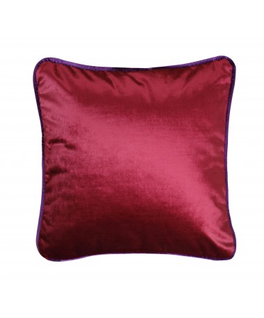 Coussin en velours rouge