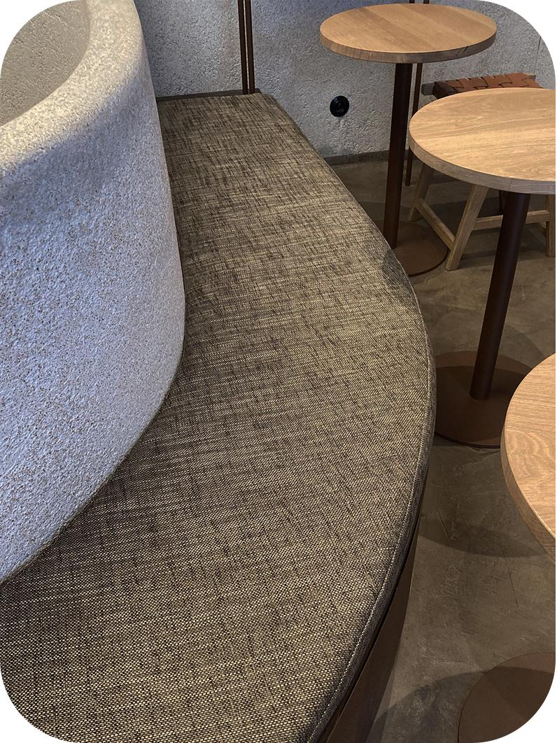 coussin assise restaurant