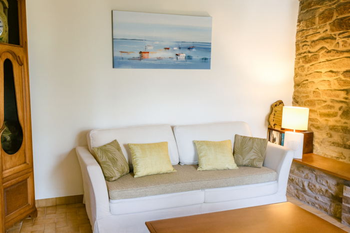 avant après les coussins d'un canapé refait