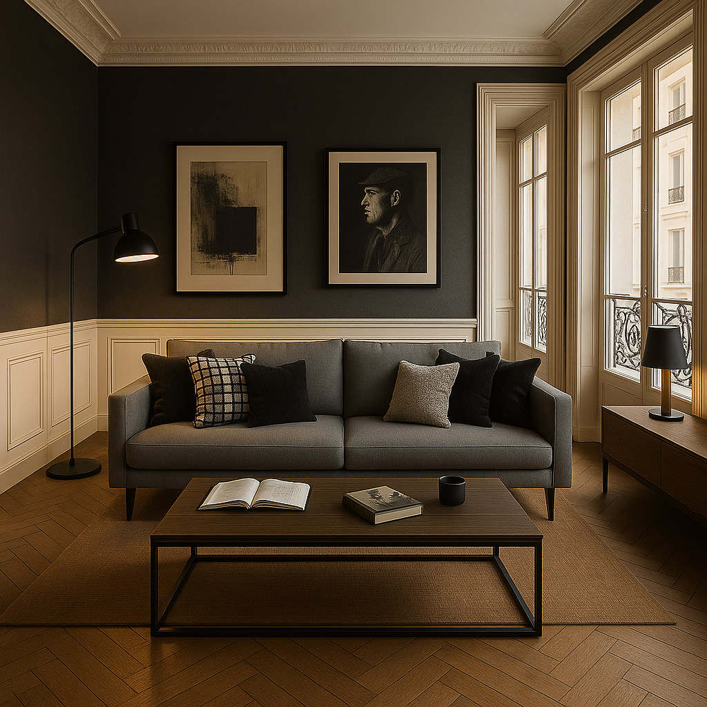 Coussins pour décoration masculine