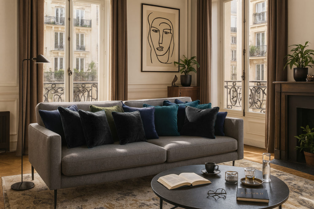 Coussins pour décoration masculine
